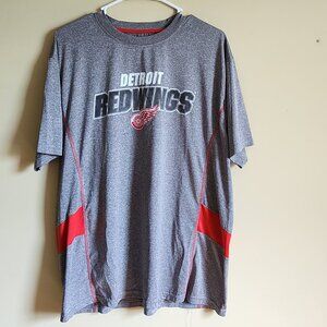 NHL Detroit Red Wings Gray Tee Size XL